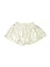Truly Me Metallic Ivory Shorts Size 4 - photo 1