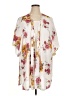 Maurices 100% Polyester Ivory Kimono Size 14 - 16 (0) - photo 1