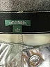 Wild Fable 100% Recycled Polyester Metallic Silver Jeans Size 2 - photo 4