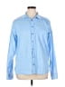 Assorted Brands 100% Cotton Solid Blue Long Sleeve Button-Down Shirt Size XL - photo 1