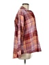 Old Navy 100% Cotton Plaid Orange Long Sleeve Button-Down Shirt Size M - photo 4