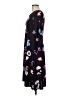Ann Taylor Print Black Casual Dress Size 6 - photo 5
