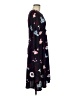 Ann Taylor Print Black Casual Dress Size 6 - photo 4