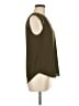 J.Crew 100% Polyester Green Sleeveless Blouse Size 8 - photo 4
