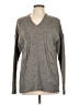 Pink Rose Gray Pullover Sweater Size L - photo 1