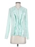 metaphor 100% Polyester Teal Long Sleeve Blouse Size S - photo 1