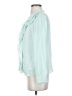 metaphor 100% Polyester Teal Long Sleeve Blouse Size S - photo 5