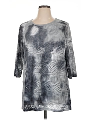 Added Dimension for Catherines 3/4 Sleeve Top (view 1)