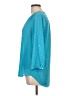 Kaari Blue Teal 3/4 Sleeve Blouse Size L - photo 5