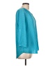 Kaari Blue Teal 3/4 Sleeve Blouse Size L - photo 4