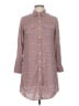 11.1. Tylho Tweed Red 3/4 Sleeve Button-Down Shirt Size M - photo 1