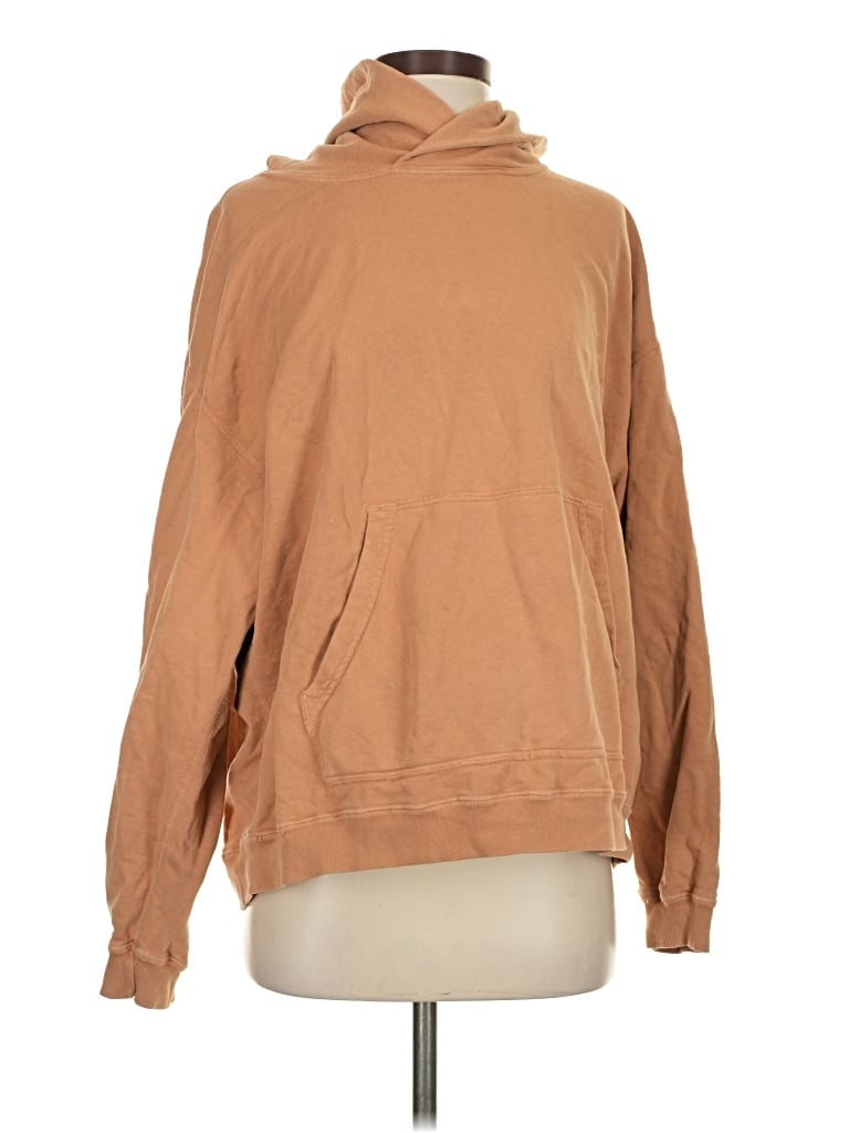 Pre-owned Tkees Pullover Hoodie In Brown