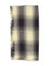 Unbranded Plaid Gray Ivory Scarf One size - photo 2