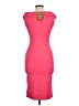 Jolie Moi 100% Elastane Solid Pink Cocktail Dress Size 10 - photo 2