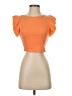 Zara Orange Short Sleeve Top Size S - photo 1