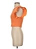 Zara Orange Short Sleeve Top Size S - photo 5