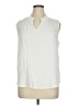 AK Anne Klein White Ivory Sleeveless Blouse Size XL (petite) - photo 1