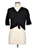Mod Ref Black Short Sleeve Top Size L - photo 1