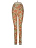 Lularoe Floral Orange Casual Pants One size - photo 1