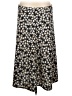 Sigrid Olsen 100% Polyester Print Black Casual Skirt Size L - photo 1