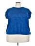 ELOQUII 100% Polyester Blue Active T-Shirt Size 18 - 20 Plus - photo 1