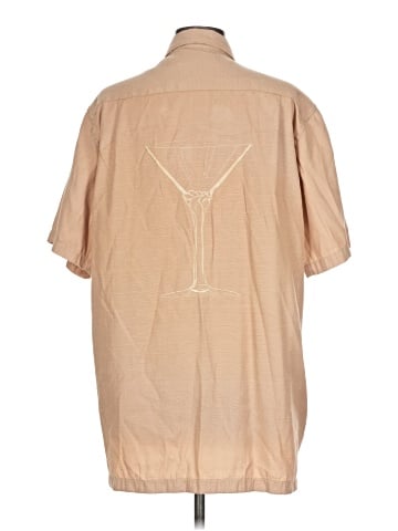 Basix Short Sleeve Button-Down Shirt (view 2)