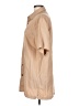 Basix Tan Short Sleeve Button-Down Shirt Size L - photo 5
