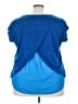 ELOQUII 100% Polyester Blue Active T-Shirt Size 18 - 20 Plus - photo 2