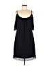 ABS Collection Solid Black Casual Dress Size L - photo 1