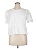 CeCe White Short Sleeve Top Size XL - photo 1