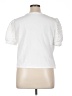 CeCe White Short Sleeve Top Size XL - photo 2