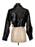 Forever 21 Metallic Black Jacket Size M - photo 2