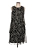 Anne Klein Animal Print Black Cocktail Dress Size 10 - photo 1