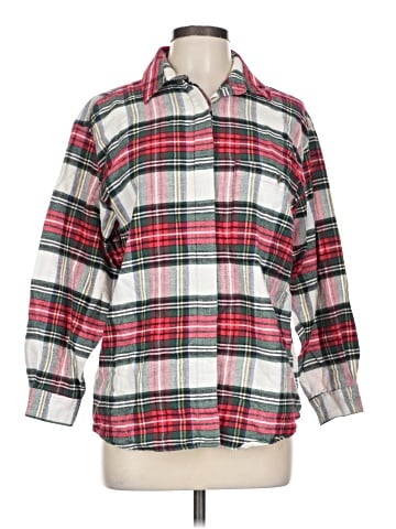 Diane von Furstenberg 3/4 Sleeve Button-Down Shirt (view 1)