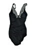 coastal blue Paisley Black One Piece Swimsuit Size XS - photo 1