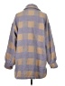 More To Come 100% Polyester Checkered-gingham Gray Coat Size S - photo 2