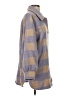 More To Come 100% Polyester Checkered-gingham Gray Coat Size S - photo 4