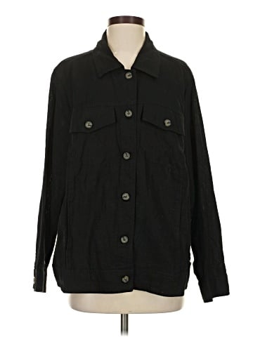 Tahari Long Sleeve Button-Down Shirt (view 1)
