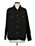 Tahari Black Long Sleeve Button-Down Shirt Size P (petite) - photo 1