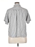 Universal Thread 100% Rayon Stripes Gray Short Sleeve Blouse Size XL - photo 2