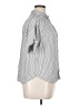 Universal Thread 100% Rayon Stripes Gray Short Sleeve Blouse Size XL - photo 4