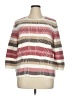 Alfred Dunner Stripes Pink Pullover Sweater Size 1X - photo 1