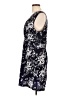 Reformed 100% Polyester Paisley Black Cocktail Dress Size 12 - photo 5