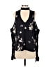 Guess Floral Black Long Sleeve Blouse Size S - photo 1