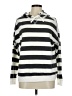 Emily Daniels Stripes Gray Pullover Sweater Size M - photo 1