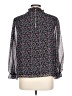 1.State 100% Polyester Black Long Sleeve Blouse Size L - photo 2