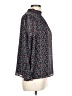1.State 100% Polyester Black Long Sleeve Blouse Size L - photo 4