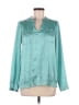 Assorted Brands 100% Polyester Teal Long Sleeve Blouse Size EU 38 / US 8 - photo 1
