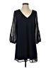 Lulus 100% Polyester Solid Black Casual Dress Size S - photo 1