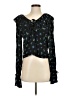 WeWoreWhat Black Long Sleeve Blouse Size S - photo 1